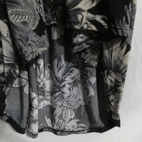 CANDY COUTURE | medium | Black and Grey Spaghetti Strap High Low Dress - Picture 10 of 16